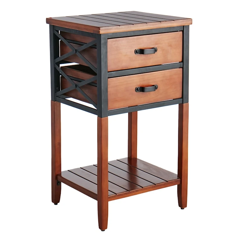 2-Drawer Wesley Accent Table 1 2-Drawer Wesley Accent Table