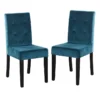 2-Pack Madden Teal Velvet Dining Chair