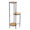 31.7in 3 Tier Wood Metal Stand