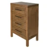 4-Drawer Wooden Cabinet