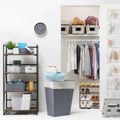 4-Tier Dakota Black & Brown Industrial Modern Bookshelf, 49" -Accent Aura Furniture Store 4 tier dakota black brown industrial modern bookshelf 49 5