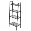 4-Tier Metal Rack, Grey