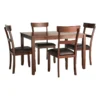 Anderson 5-Piece Dining Set, Walnut
