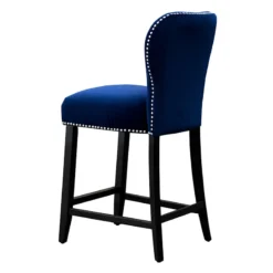 Astor Place Navy Blue Counter Stool -Accent Aura Furniture Store astor place navy blue counter stool 2