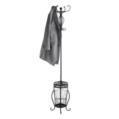 Black Metal Coat Rack -Accent Aura Furniture Store black metal coat rack 3
