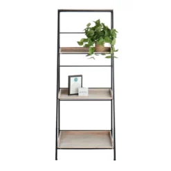 Black Metal Folding Rack With Wood Tray Shelves -Accent Aura Furniture Store black metal folding rack with wood tray shelves 5