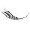 Black & White Striped Outdoor Hammock
