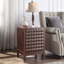 Blaine 1-Door Cabinet -Accent Aura Furniture Store blaine 1 door cabinet 4