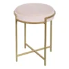 Blair Pink & Gold Stool, 20"