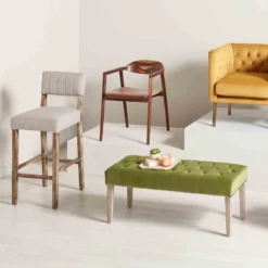 Blake Brown Dining Chair -Accent Aura Furniture Store blake brown dining chair 2