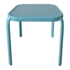 Blue Square Outdoor End Table, 16"