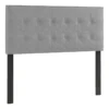 Brian Grey Tufted Headboard, Queen