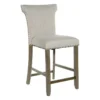 Brittany Upholstered Counter Stool With Nailheads