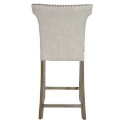 Brittany Upholstered Counter Stool With Nailheads 5 Brittany Upholstered Counter Stool With Nailheads -Accent Aura Furniture Store brittany upholstered counter stool with nailheads 2