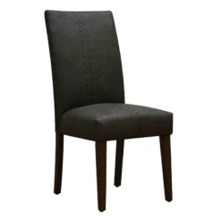 Brown Baseball Stitch Dining Chair