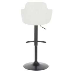 Bryce Adjustable Barstool, Light Grey -Accent Aura Furniture Store bryce adjustable barstool light grey 4
