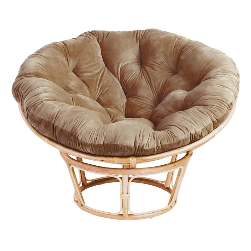 Classic Papasan Cushion, Tan 2 Classic Papasan Cushion, Tan - Image 2