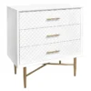 Crosby St 3-Drawer Studio Cabinet, White