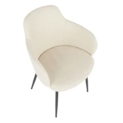Crosby St Bryce Dining Chair, Cream -Accent Aura Furniture Store crosby st bryce dining chair cream 5