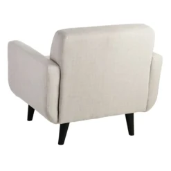 Crosby St Hadley Tufted Back Accent Chair, Taupe -Accent Aura Furniture Store crosby st hadley tufted back accent chair taupe 2