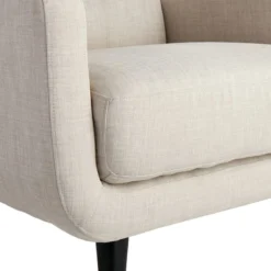 Crosby St Hadley Tufted Back Accent Chair, Taupe -Accent Aura Furniture Store crosby st hadley tufted back accent chair taupe 4
