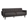 Crosby St Hadley Tufted Back Sofa, Charcoal Grey