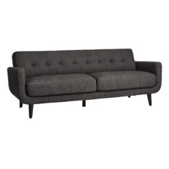Crosby St Hadley Tufted Back Sofa, Charcoal Grey