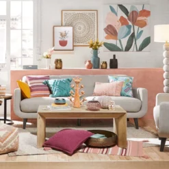 Crosby St Hadley Tufted Back Sofa, Taupe -Accent Aura Furniture Store crosby st hadley tufted back sofa taupe 6