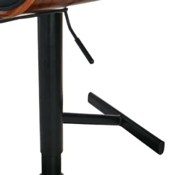 Crosby St Leonardo Adjustable Faux Leather Barstool -Accent Aura Furniture Store crosby st leonardo adjustable faux leather barstool 5
