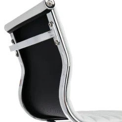 Crosby St Maxwell Adjustable Faux Leather Barstool, White -Accent Aura Furniture Store crosby st maxwell adjustable faux leather barstool white 3