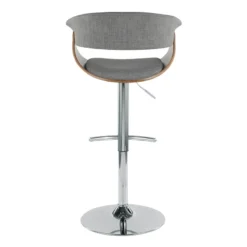 Crosby St Modern Vintage Barstool, Grey -Accent Aura Furniture Store crosby st modern vintage barstool grey 4