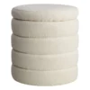 Crosby St Pax Cream Boucle Storage Ottoman
