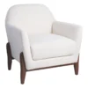 Crosby St Remi Cream Boucle Armchair