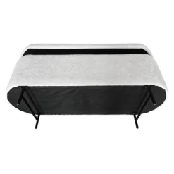 Crosby St Roxie Storage Bench, White -Accent Aura Furniture Store crosby st roxie storage bench white 5