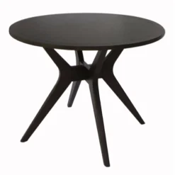 Crosby St Starburst Walnut Round Dining Table, 42"