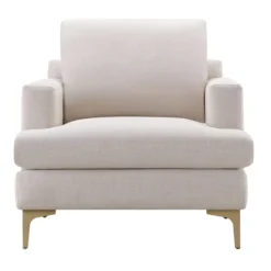 Crosby St Tribeca Ivory Accent Chair -Accent Aura Furniture Store crosby st tribeca ivory accent chair 1