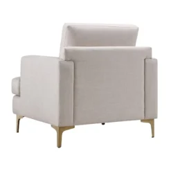 Crosby St Tribeca Ivory Accent Chair -Accent Aura Furniture Store crosby st tribeca ivory accent chair 2