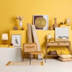 Crosby St Zoey Faux Leather Accent Chair, Camel -Accent Aura Furniture Store crosby st zoey faux leather accent chair camel 5