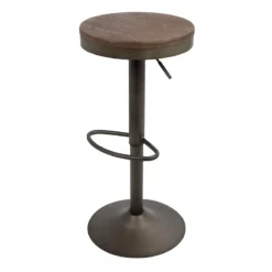 Dakota 3-Piece Antique Bronze Dining Table Set -Accent Aura Furniture Store dakota 3 piece antique bronze dining table set 2