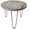 Distressed Grey Outdoor Coffee Table, 24"