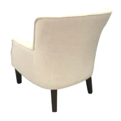Emilee Cream Upholstered Accent Chair -Accent Aura Furniture Store emilee cream upholstered accent chair 2