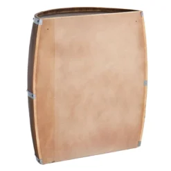 Faux Wine Barrel 2 Tier Display Shelf -Accent Aura Furniture Store faux wine barrel 2 tier display shelf 5