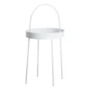 Flynn Accent Table, White