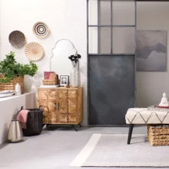 Found & Fable 2-Door Saffron Cabinet -Accent Aura Furniture Store found fable 2 door saffron cabinet 2