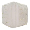 Found & Fable Amala Sequin Tufted Pouf
