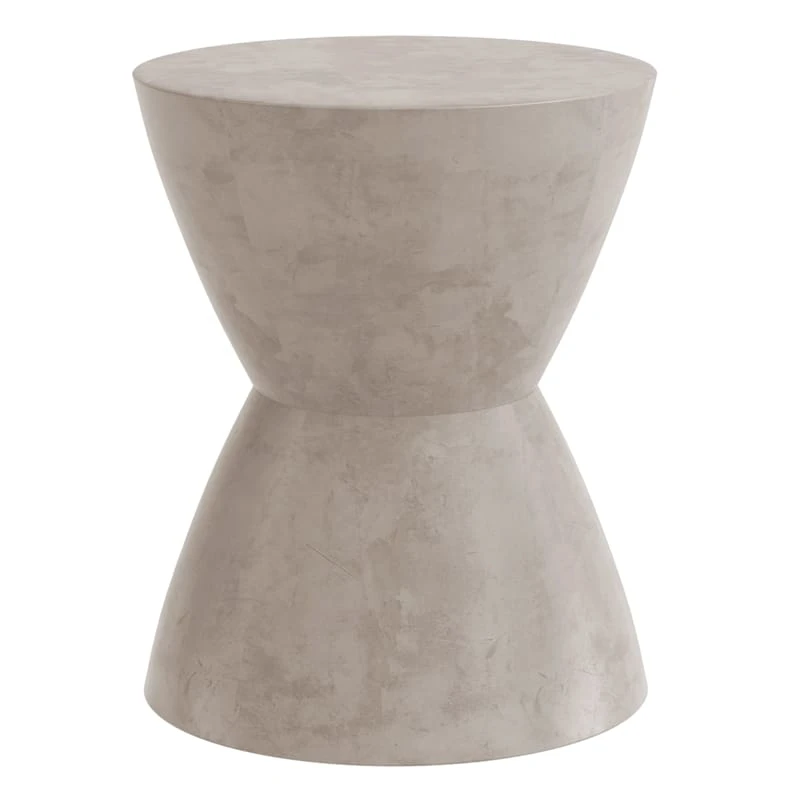 Found & Fable Grey Chess Outdoor Side Table 1 Found & Fable Grey Chess Outdoor Side Table