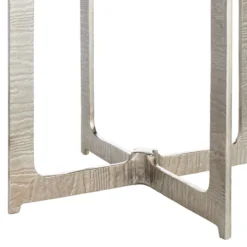 Found & Fable Judd Silver Accent Table With Marble Top 7 Found & Fable Judd Silver Accent Table With Marble Top -Accent Aura Furniture Store found fable judd silver accent table with marble top 3