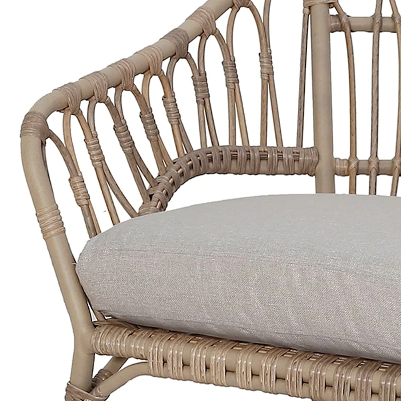 Found & Fable Norma Natural Wicker Outdoor Lounge Chair 2 Found & Fable Norma Natural Wicker Outdoor Lounge Chair - Image 2