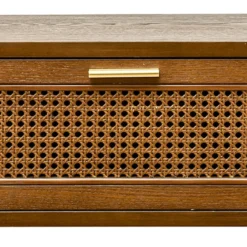 Found & Fable Reston Round Corner Wooden Console Table -Accent Aura Furniture Store found fable reston round corner wooden console table 4