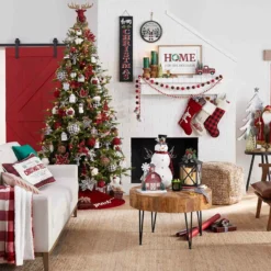 Found & Fable Round Mango Wood Coffee Table With Metal Hairpin Legs, Mango -Accent Aura Furniture Store found fable round mango wood coffee table with metal hairpin legs mango 3